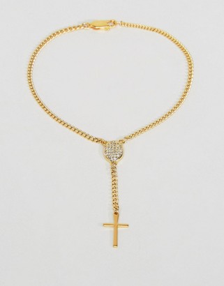 Mister Rosary Plus Bracelet In Gold