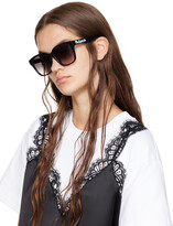 Thumbnail for your product : Alexander McQueen Black Graffiti Sunglasses