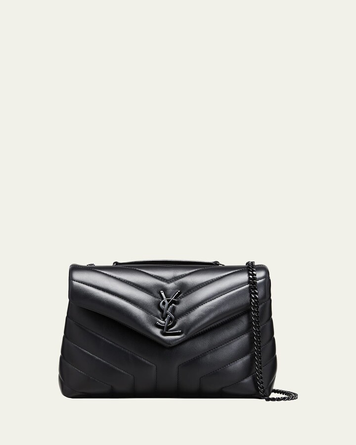 Saint Laurent Loulou Small Shoulder Bag in Quilted Leather