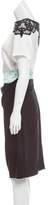 Thumbnail for your product : Talbot Runhof Tricolor Sheath Dress w/ Tags