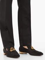 Thumbnail for your product : Christian Louboutin Captain Colonnaki Suede Loafers - Mens - Black