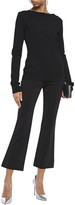 Thumbnail for your product : Givenchy Chantilly Lace-paneled Stretch-knit Top