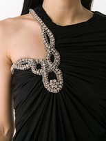 Thumbnail for your product : Moschino One-Shoulder Embellished Ruched Dress