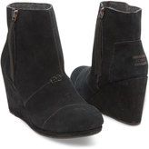 Thumbnail for your product : Toms Black Suede Women's Desert Wedge Highs
