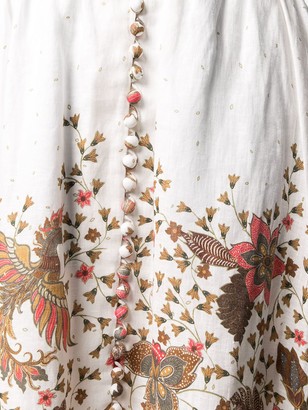 Zimmermann Empire Batik print skirt