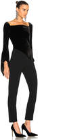 Thumbnail for your product : Roland Mouret Rayleigh Velvet & Stretch Viscose Jumpsuit