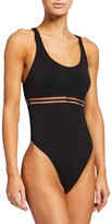 Thumbnail for your product : Cosabella Tempo Bodysuit w/ Mesh Inset