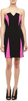 Thumbnail for your product : Madison Marcus Two-Tone Strapless Paneled Dress