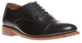 Thumbnail for your product : Hardy Amies New Mens Black Toe Cap Formal Leather Shoes Lace Up