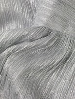 Thumbnail for your product : Aidan by Aidan Mattox Metallic V-Neck Pleated Mesh Gown
