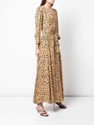 Nicholas leopard print day dress