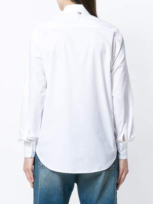 Twin-Set pleated front shirt
