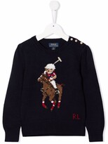 Thumbnail for your product : Ralph Lauren Kids Teddy Polo Jumper