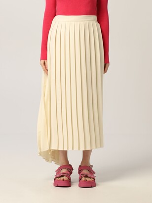 MM6 MAISON MARGIELA pleated skirt - ShopStyle