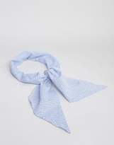 Thumbnail for your product : ASOS Pinstripe Headscarf