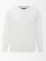 Thumbnail for your product : HommeGirls Logo-embroidered Cotton-jersey Sweatshirt - White