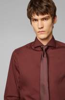 Thumbnail for your product : BOSS Slim-fit shirt in cotton-rich poplin