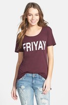 Thumbnail for your product : Project Social T 'Friyay' High/Low Pocket Tee (Juniors)