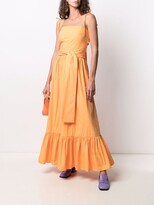 Thumbnail for your product : MSGM Square-Neck Sleeveless Dress