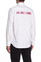 Thumbnail for your product : Helmut Lang Logo Back Long Sleeve Woven Shirt