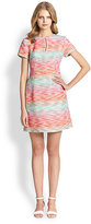 Thumbnail for your product : Shoshanna Rebecca Ikat Cotton Jacquard Dress