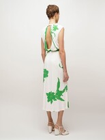Thumbnail for your product : Loro Piana Floral Print Viscose & Silk Jersey Dress