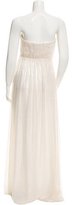 Thumbnail for your product : Rachel Zoe Metallic Strapless Gown