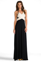 Thumbnail for your product : Rachel Pally Two Tone Halter Dress