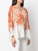 Thumbnail for your product : IVI Sea Coral Print Blouse