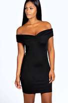 Thumbnail for your product : boohoo Bryony Off The Shoulder Bodycon Dress