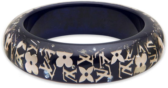 Louis Vuitton inclusion bracelet black