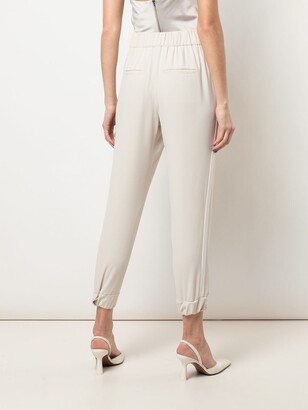 Alice + Olivia Pete tapered track trousers