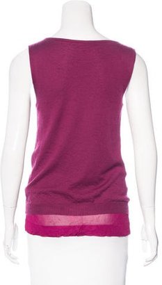 Gucci Cashmere Sleeveless Top