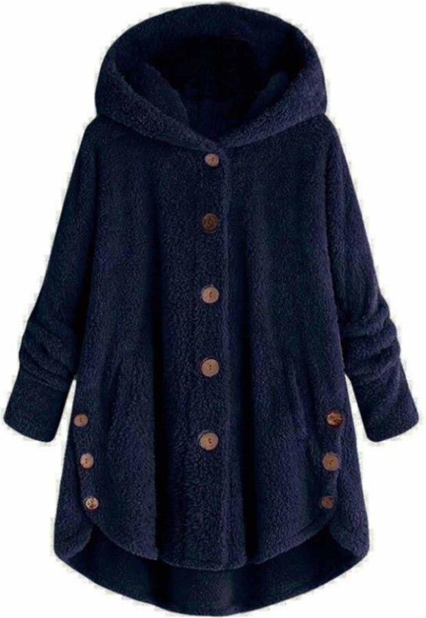 Kcocoo Hoodies for Women Sherpa Jacket Warm Winter Fleece