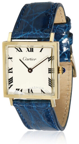 Pre-owned Cartier Dress Hand Wind Silver Dial Ladies Watch 870