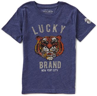 Lucky Brand Big Boys 8-20 Tiger Face Short-Sleeve Graphic Tee