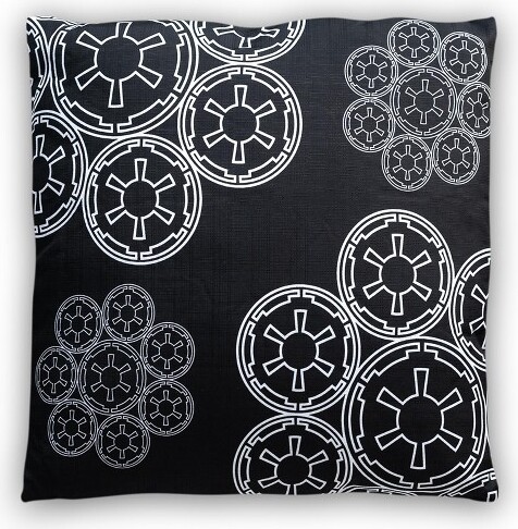 Star Wars Decorative Throw Pillow | Millennium Falcon Pattern | 20 x 20 Inches