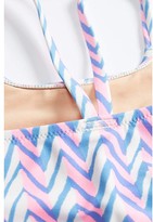 Thumbnail for your product : crewcuts by J.Crew Leila Tankini (Toddler/Little Kids/Big Kids) (Pink Peri) Girl's Swimwear Sets