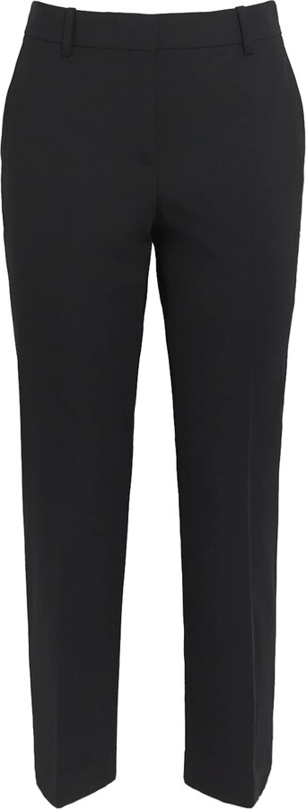 Theory Good Wool Cropped Treeca Trousers