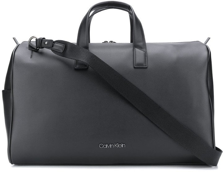Calvin Klein Central faux-leather holdall - ShopStyle Bags