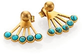 Thumbnail for your product : A Peace Treaty Skandza Turquoise Ear Jackets