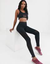 Thumbnail for your product : Wolfwhistle Wolf & Whistle sports bra with mesh panels in black