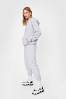 Thumbnail for your product : Nasty Gal Womens We're On a Break Hoodie and Jogger Set - Grey - L