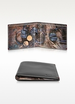 Thumbnail for your product : Paul Smith Headphones Print Leather Billfold Wallet