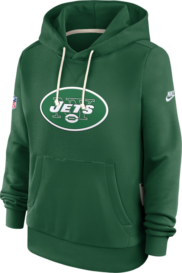 Nike New York Jets Alt Pack Women's Dri-FIT NFL Pullover Hoodie in Green | 03C33PCQ9Z-V4T
