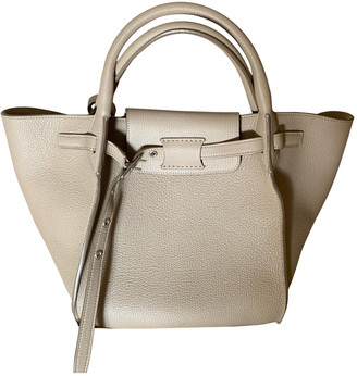 Celine Big Bag Grey Leather Handbags