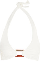 Thumbnail for your product : Melissa Odabash Paris Embellished Bikini Top - Ivory