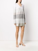 Thumbnail for your product : Fabiana Filippi Panelled Knitted Dress