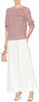 Thumbnail for your product : Brunello Cucinelli Wide-leg cotton trousers