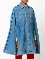 Thumbnail for your product : Givenchy denim mid-length cape